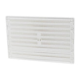 Timloc 9x6 Plastic Internal Louvre Grille Vent Fly Screen White